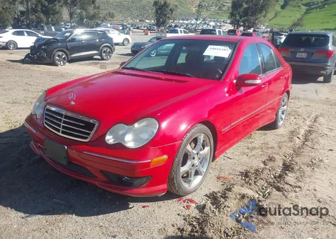 2007 Mercedes-Benz C 230 Sport from USA, damaged, VIN WDBRF52H37F924542